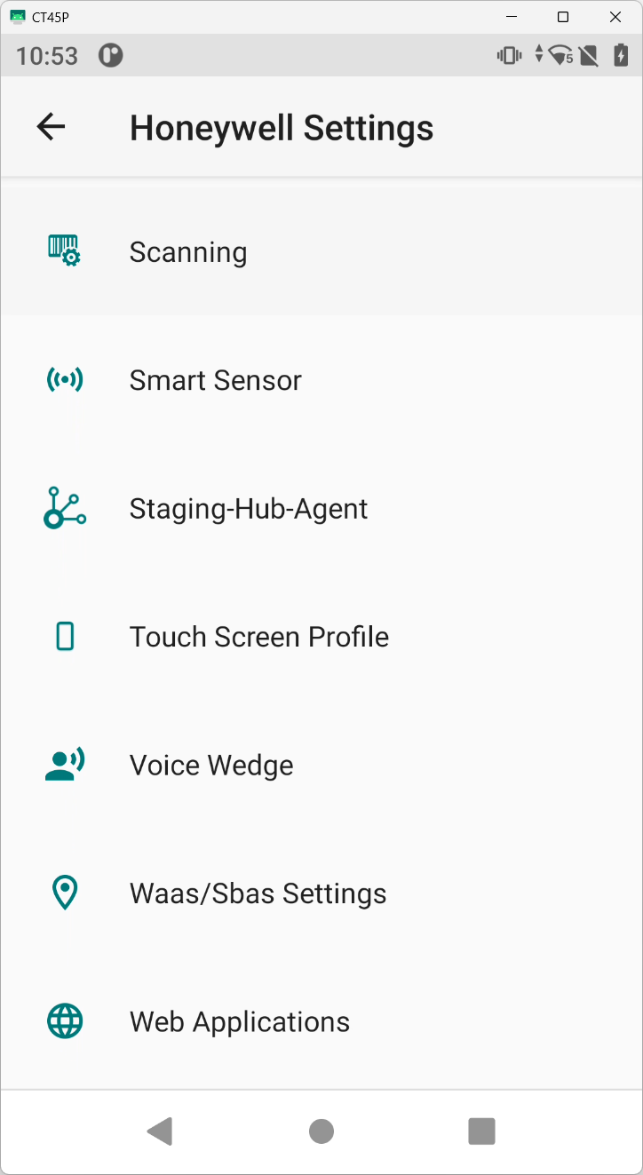 Honeywell – Honeywell Settings