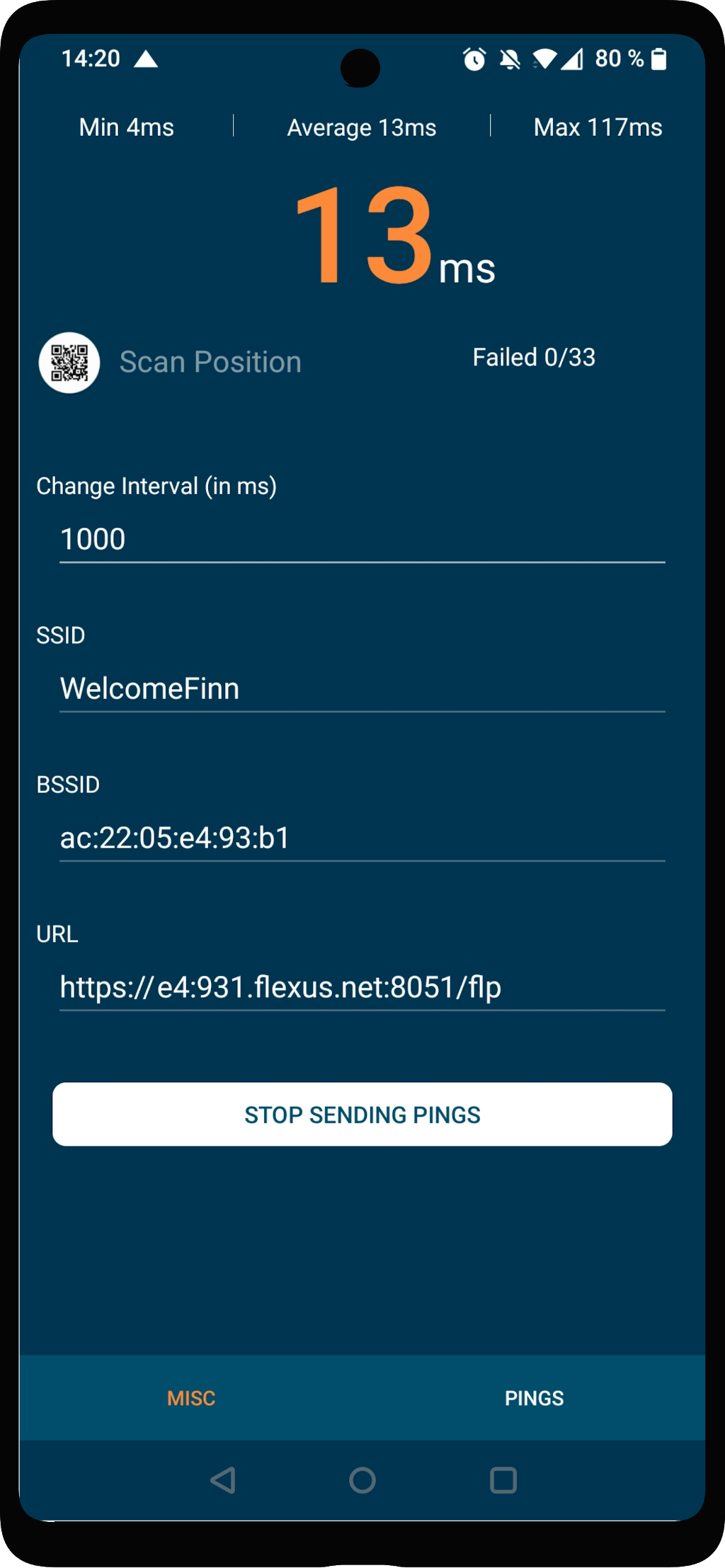 Network analysis configuration