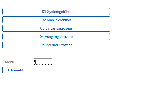 SAP EWM RFUI Dialog ohne Anpassungen