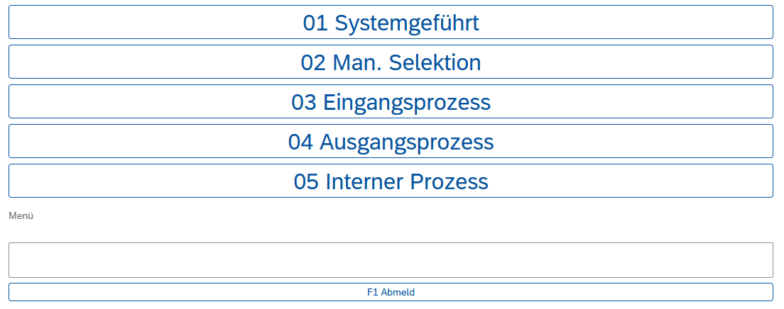 Verbesserter ITS-SAP EWM RFUI Dialog auf Tablet