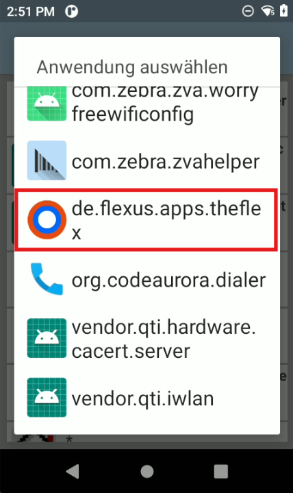 Auswahl von TheFlex