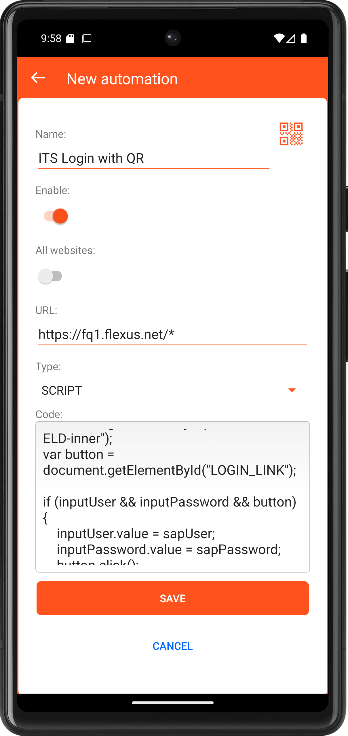 Add an Automation