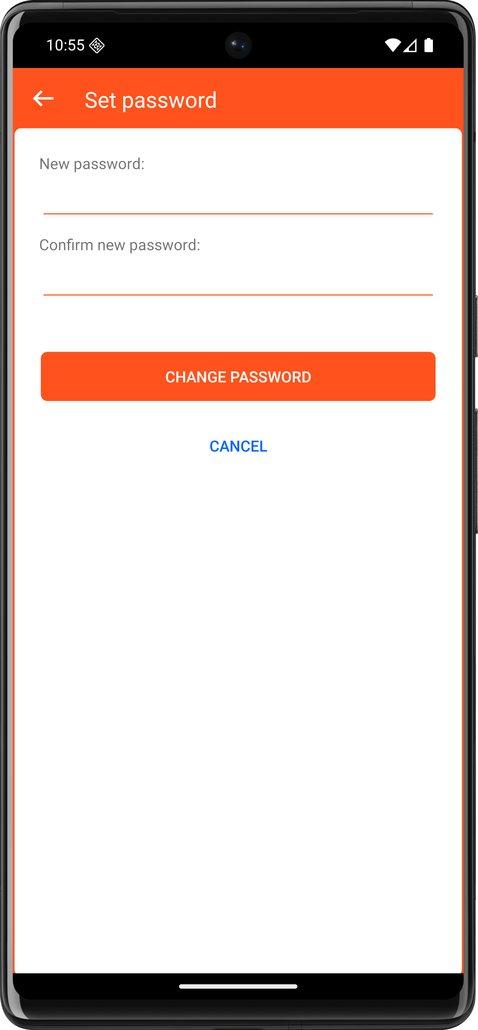Set password