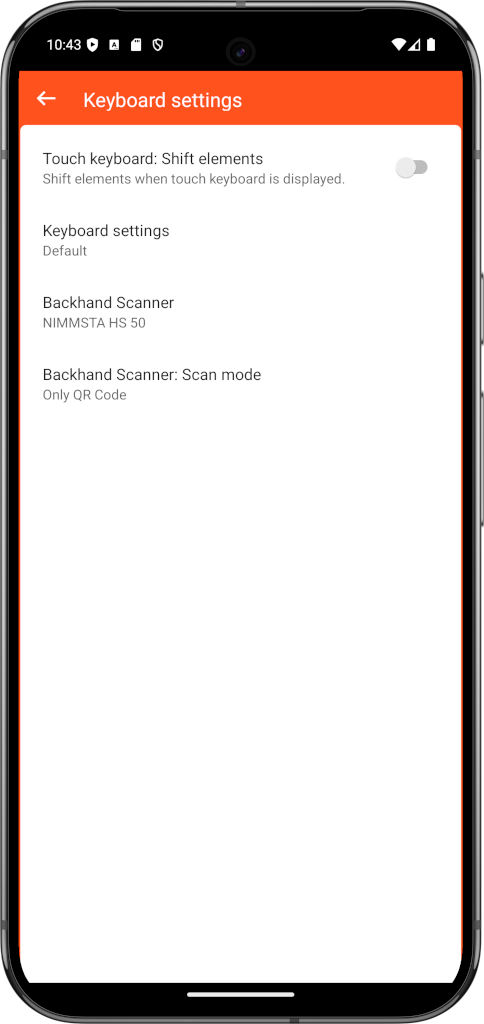 Pairing the browser with ProGlove or NIMMSTA