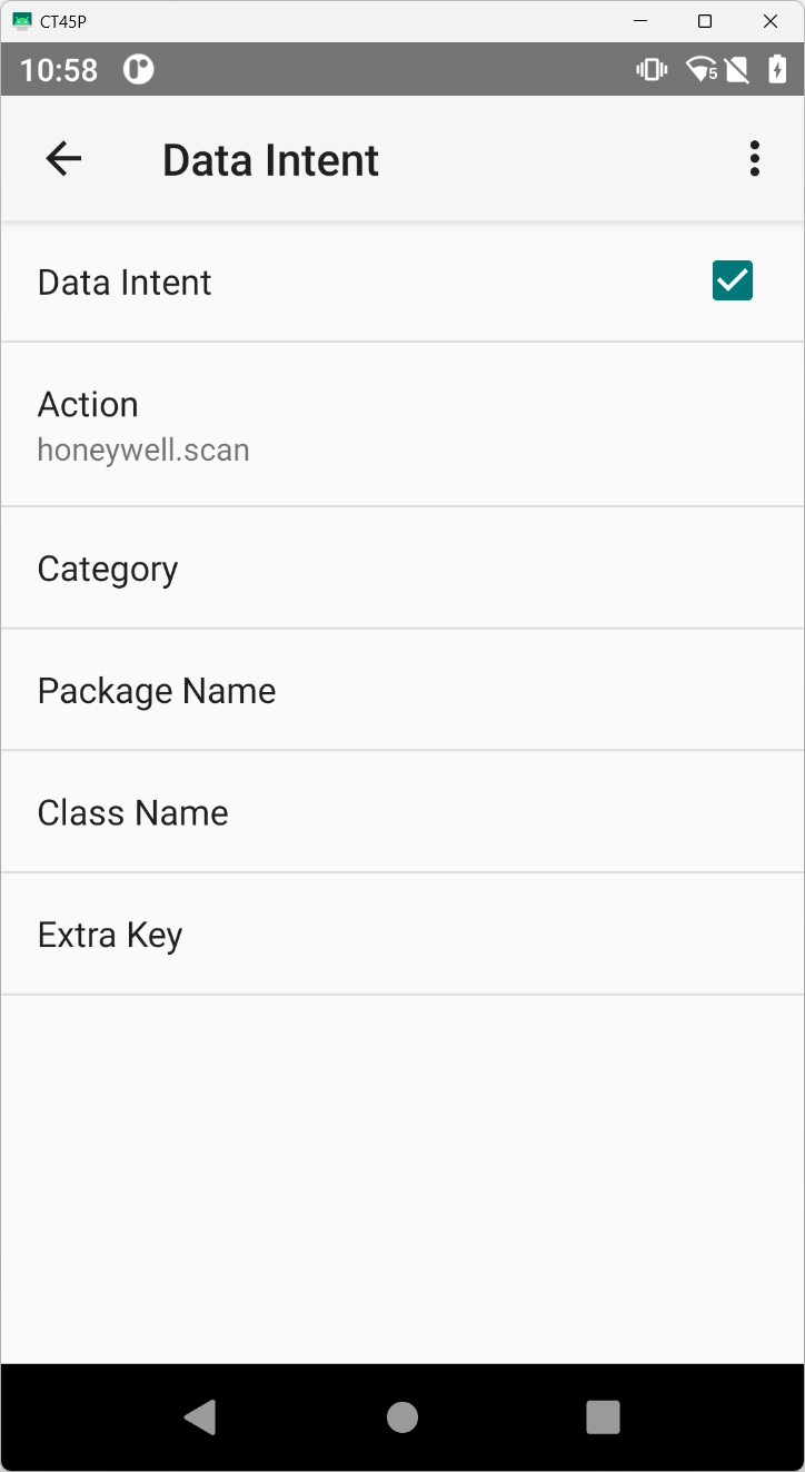 Honeywell - Data Intent with action